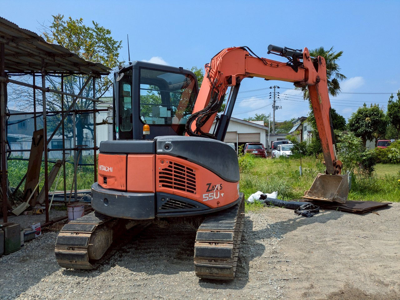 日立 油圧ショベル ZX55UR-3の買取写真3